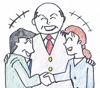 民事調停による解決した時のイメージ